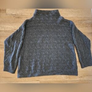 RARE Horizontal Cable ITALY Ralph Lauren Purple Label Cashmere Sweater Women L